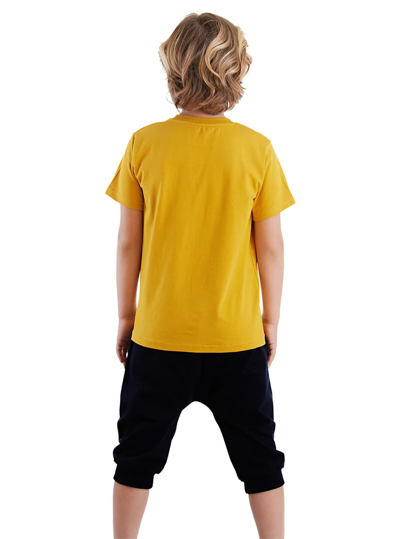 MSHB&G Lion Boy T-shirt&Capri Pants Set